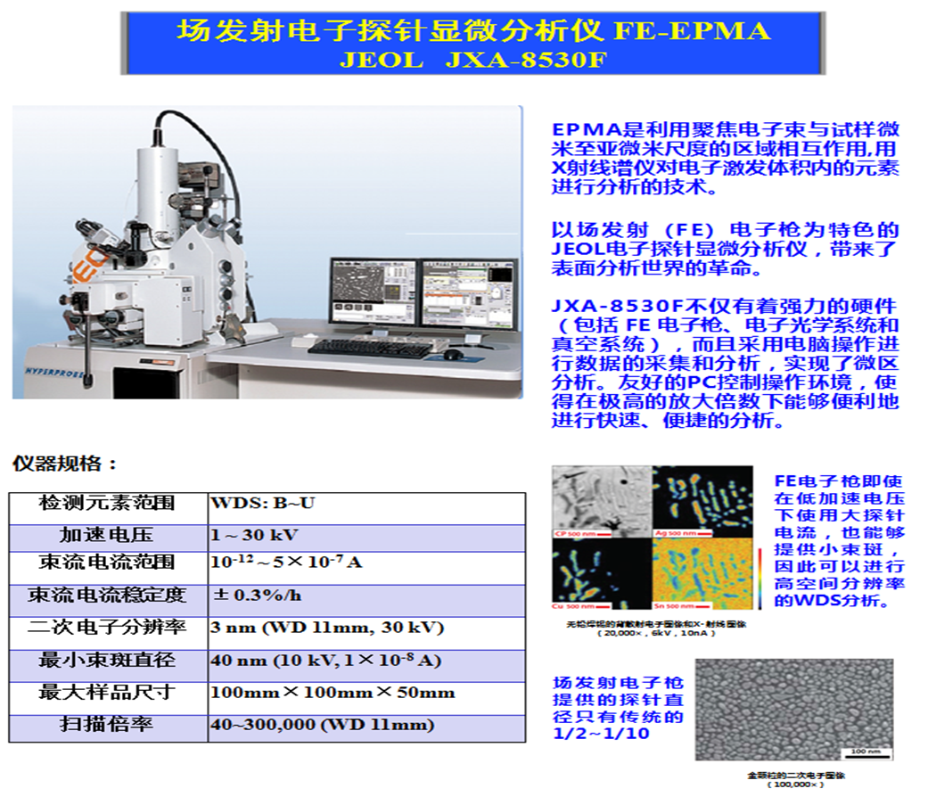 材料高端分析检测